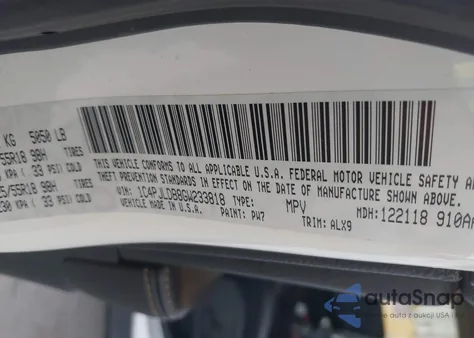 2016 Jeep Cherokee Limited из США, поврежденный, VIN 1C4PJLDB8GW233818